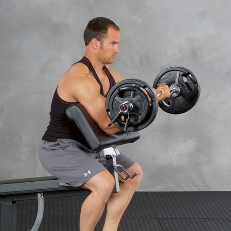 IronMaster Preacher Curl Pad attachment