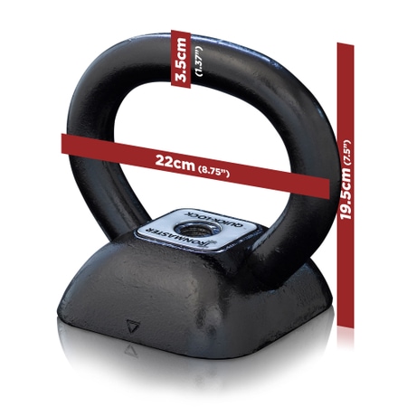 IronMaster Quick-Lock Kettlebell Handle 10.2 kg