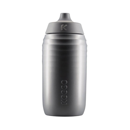 Keego drinking bottle plastic titanium 0.5L silver stardust