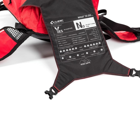 Cube Backpack EDGE TRAIL red