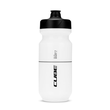 Cube Drinking bottle Flow 500 transparent