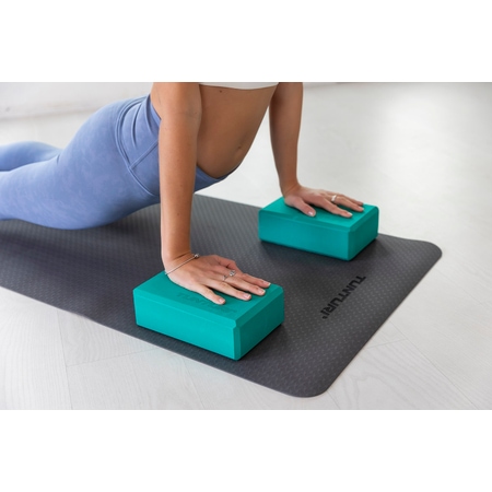 Tunturi Yoga Block, Türkis