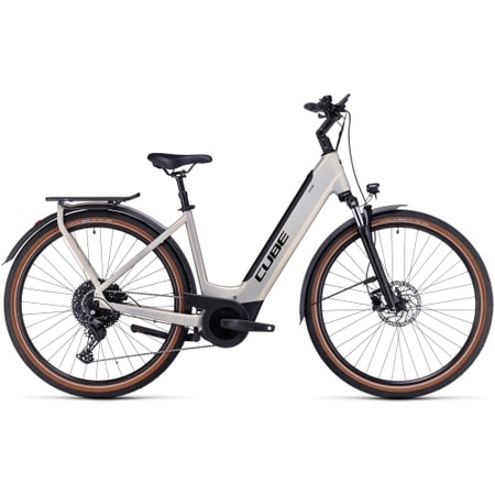 Cube Touring Hybrid Pro 625 pearlysilver´n´black 2024 Easy Entry - RH 54 cm