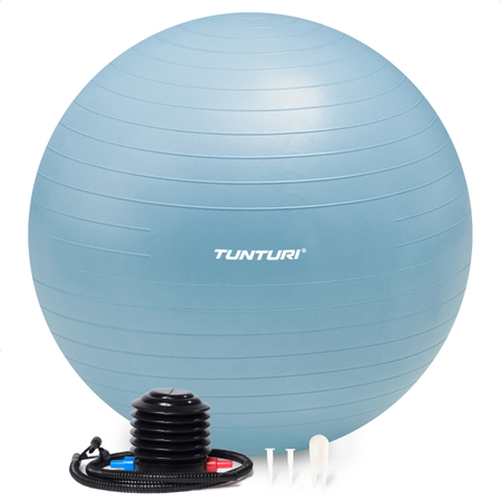 Tunturi Gymball light blue anti burst