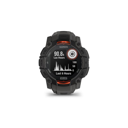 Garmin Instinct 3 Solar kohle/schwarz mit Silikon - 50 mm