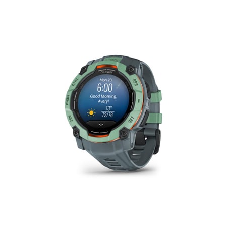 Garmin Instinct 3 AMOLED twilight/neo tropic mit Silikon - 50 mm