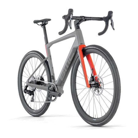 BMC Roadmachine 01 AMP X ONE rhino grey / neon red