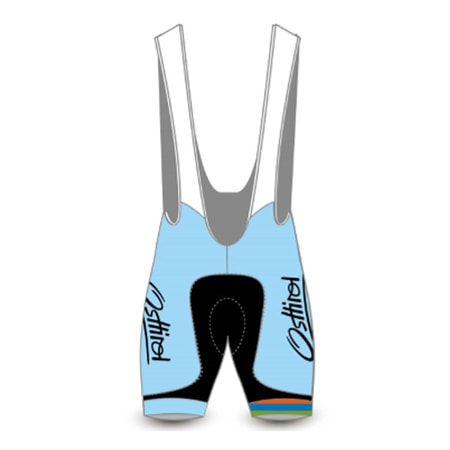 Fitstore24 Team Bib kurz azzurro