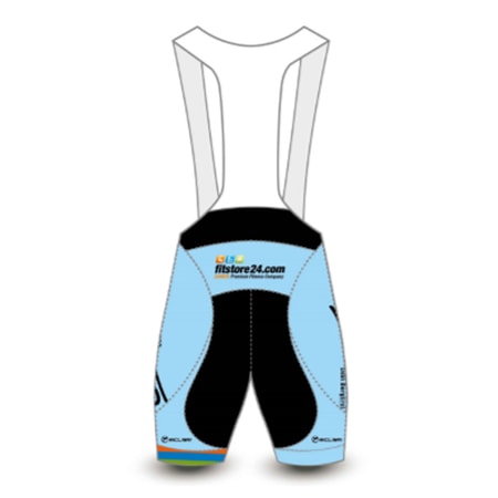 Fitstore24 Team Bib kurz azzurro