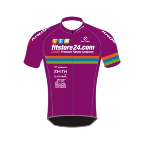 Fitstore24 team jersey lady short viola