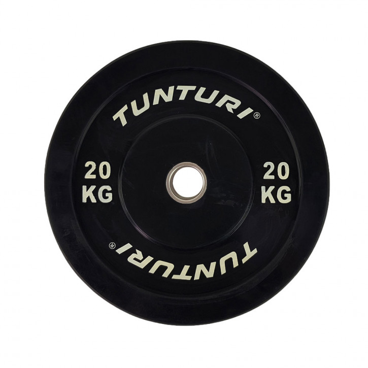 Tunturi Olympic rubberised weight plate 50 mm - 20 kg | buy online