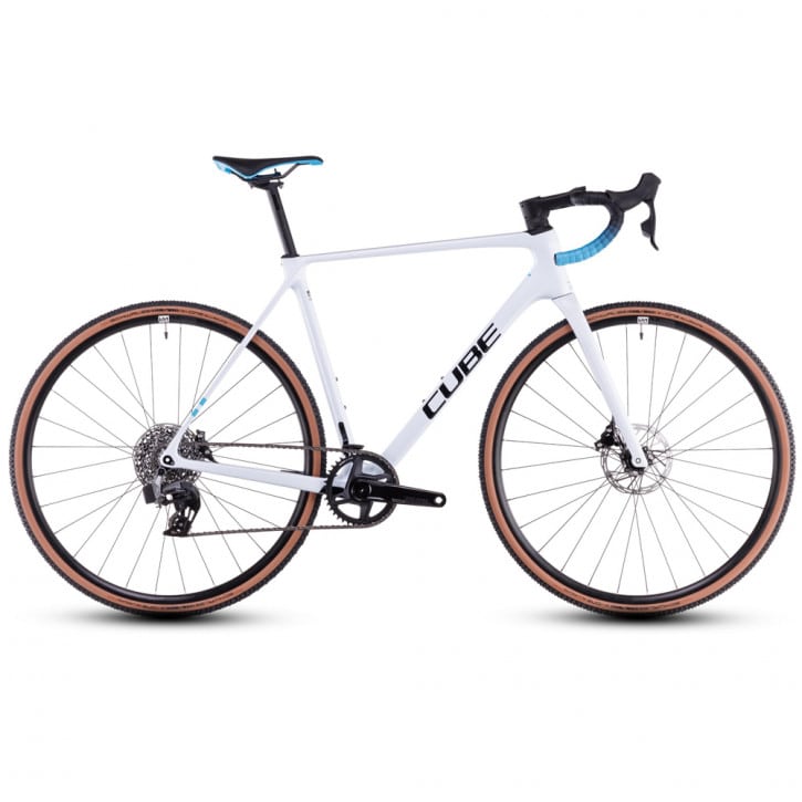 Cube Cross Race C:62 Race polarwhite´n´blue 2025 – RH 58 cm